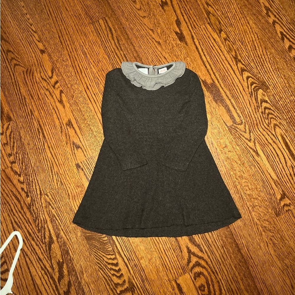 Zara Collar Sweater Dress 2-3yr Like New